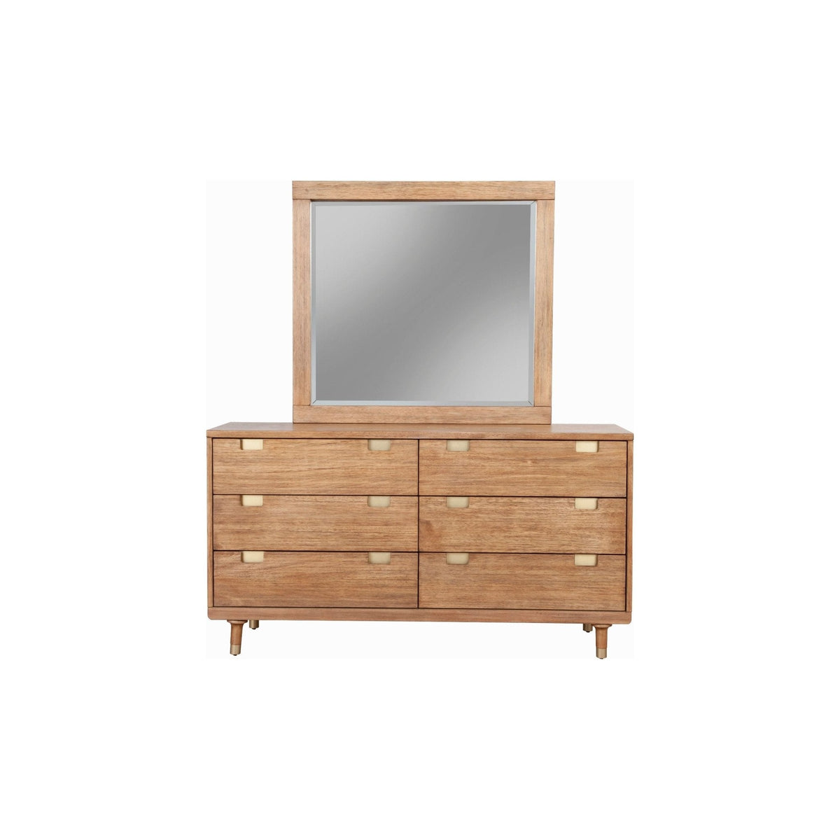 Easton 6-Drawer Mahogany Dresser, Sand Finish – view 6