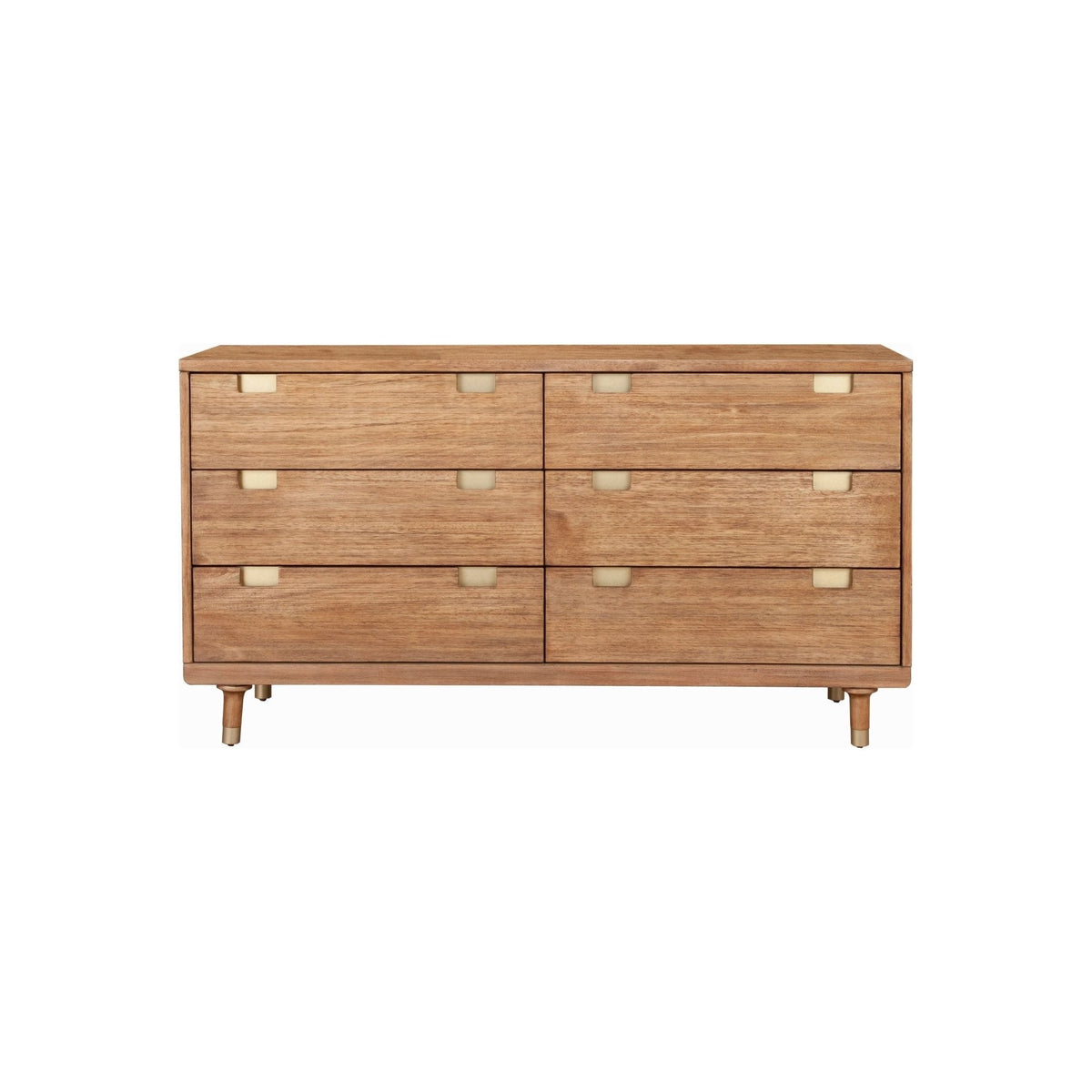 Easton 6-Drawer Mahogany Dresser, Sand Finish – view 3