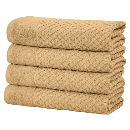 Cotton Diamond Waffle Weave Bath Towel Set – Grayson Collection – view 29