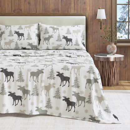 Turkish Cotton Flannel Sheet Set – Stratton Collection – view 36