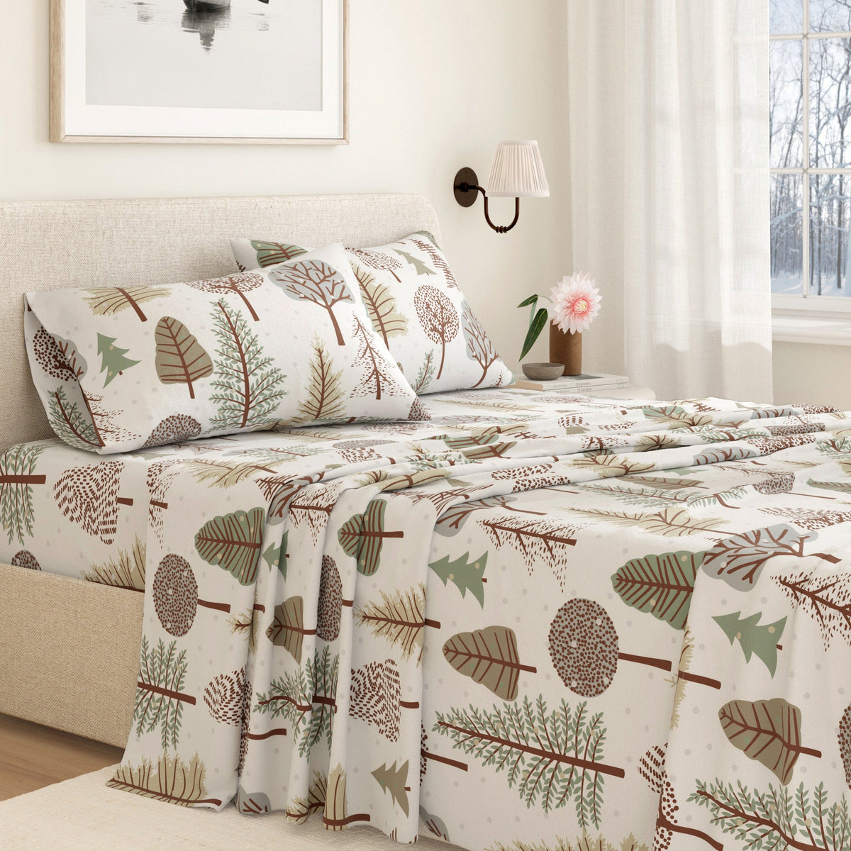 Turkish Cotton Flannel Sheet Set – Stratton Collection – view 23