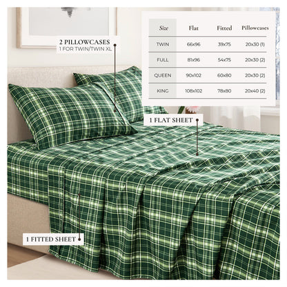 Brushed Microfiber Printed Sheet Set – Baylor Collection – view 42