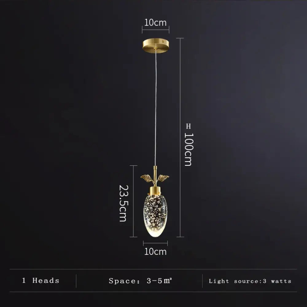 Modern Round Crystal Pendant Light for Dining Room and Bedroom – view 10