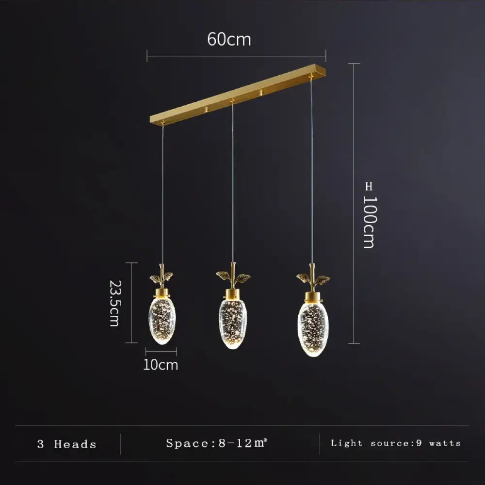 Modern Round Crystal Pendant Light for Dining Room and Bedroom – view 11
