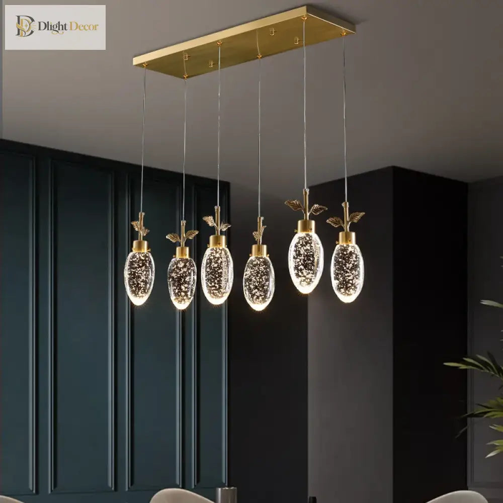 Modern Round Crystal Pendant Light for Dining Room and Bedroom – view 3