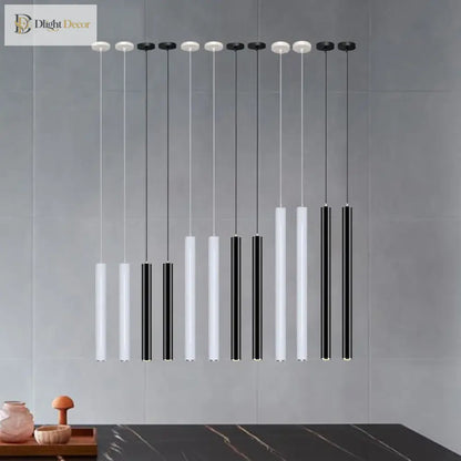 Ella Nordic Long Tube LED Pendant Light for Dining Room – view 3