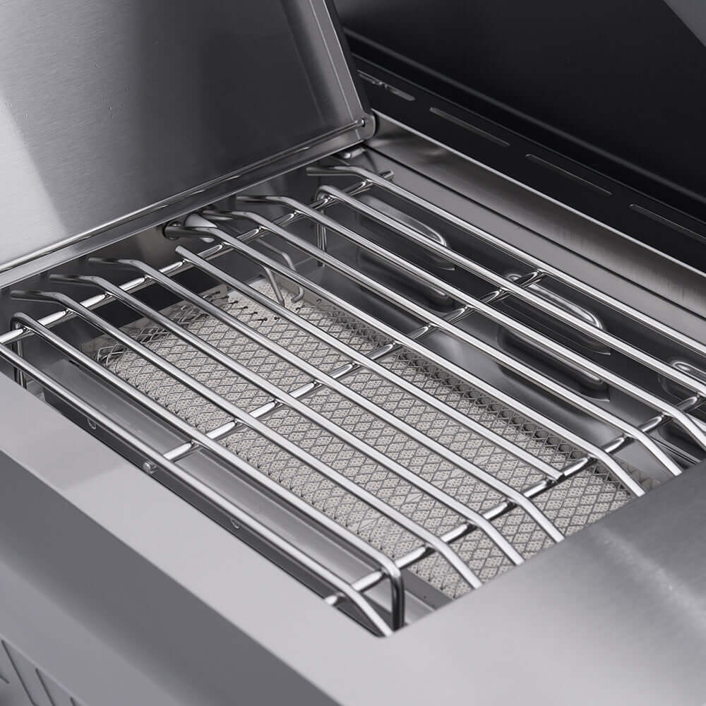 Monument Eminence 405 Smart Stainless Gas Grill with ClearView Lid – view 7