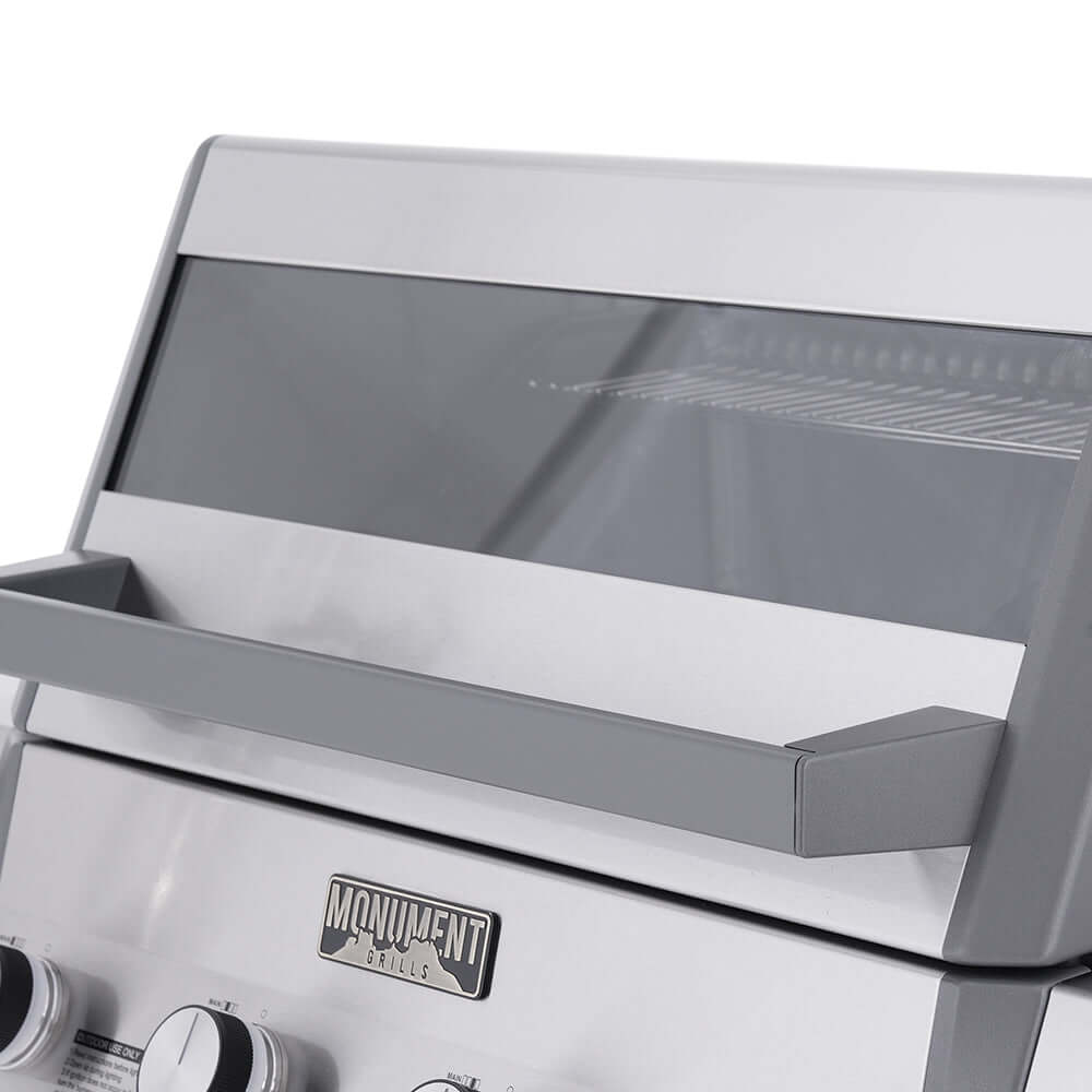 Monument Eminence 405 Smart Stainless Gas Grill with ClearView Lid – view 11