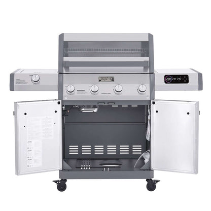 Monument Eminence 405 Smart Stainless Gas Grill with ClearView Lid – view 17