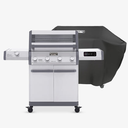 Monument Eminence 405 Smart Stainless Gas Grill with ClearView Lid – view 20