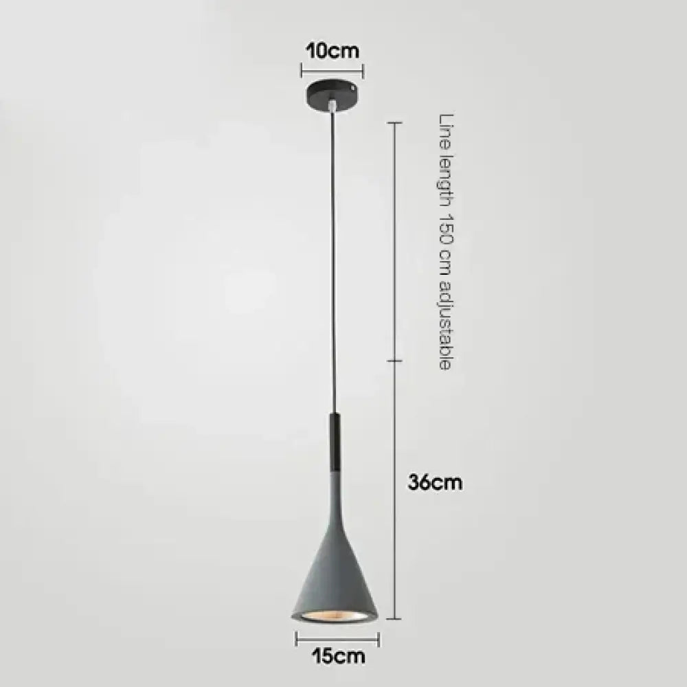 Emma Modern Metal Cord Pendant Light in Eight Colors – view 14