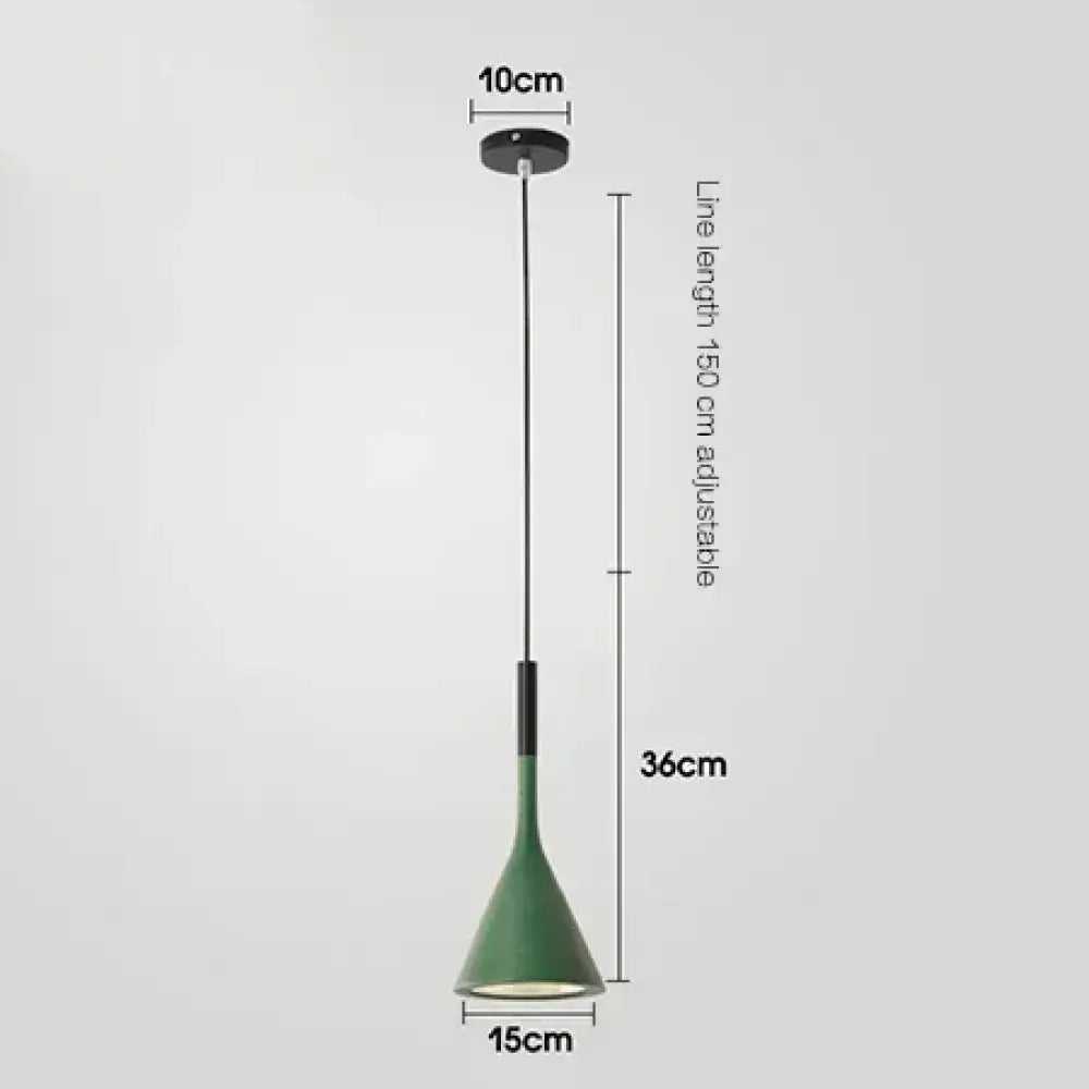 Emma Modern Metal Cord Pendant Light in Eight Colors – view 9