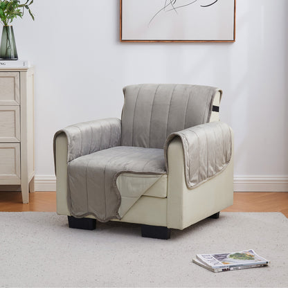 Velvet Furniture Protector – Soft Sofa and Chair Cover, Velvet Collection – view 49
