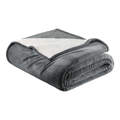 Sherpa Fleece Collection Velvet Plush Sherpa Bed Blanket, Reversible – view 30