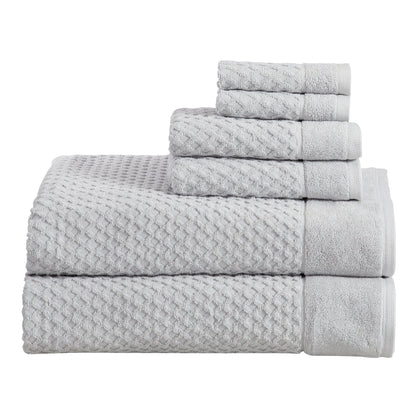 Cotton Diamond Waffle Weave Bath Towel Set – Grayson Collection – view 138