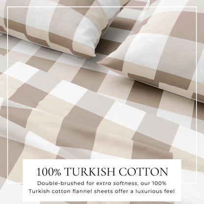 Turkish Cotton Flannel Sheet Set – Belle Collection – view 2