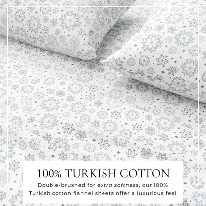 Turkish Cotton Flannel Sheet Set – Stratton Collection – view 26