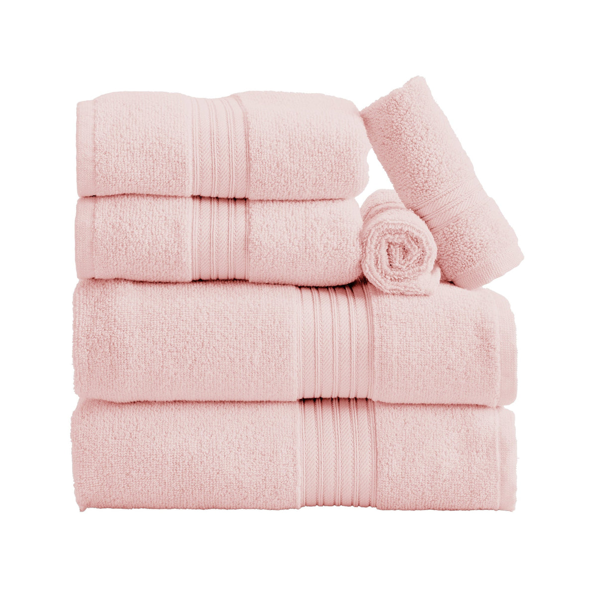 Cooper Collection Cotton Terry Bath Towel Set, Lightweight and Soft – view 37