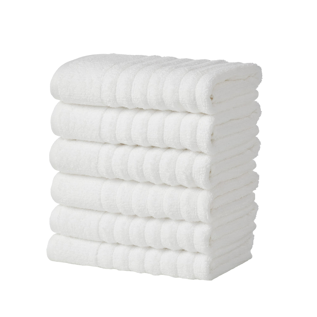 Karina Collection Luxury Combed Cotton Ribbed Bath Towel Set – view 13