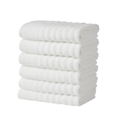 Karina Collection Luxury Combed Cotton Ribbed Bath Towel Set – view 13