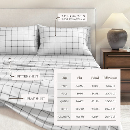 Turkish Cotton Flannel Sheet Set – Belle Collection – view 31
