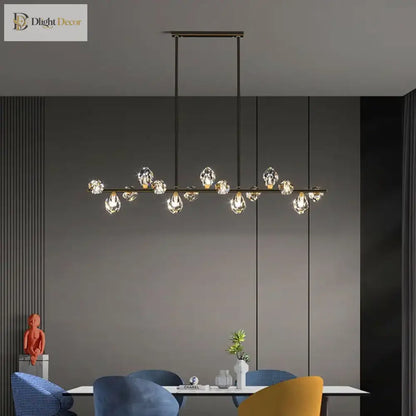 Exquisite Crystal Chandelier Pendant Light for Dining Room – view 2