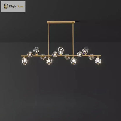 Exquisite Crystal Chandelier Pendant Light for Dining Room – view 7