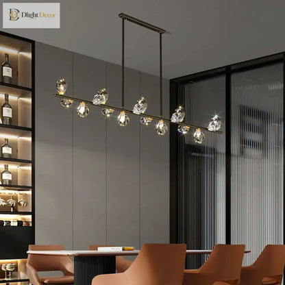 Exquisite Crystal Chandelier Pendant Light for Dining Room – view 3