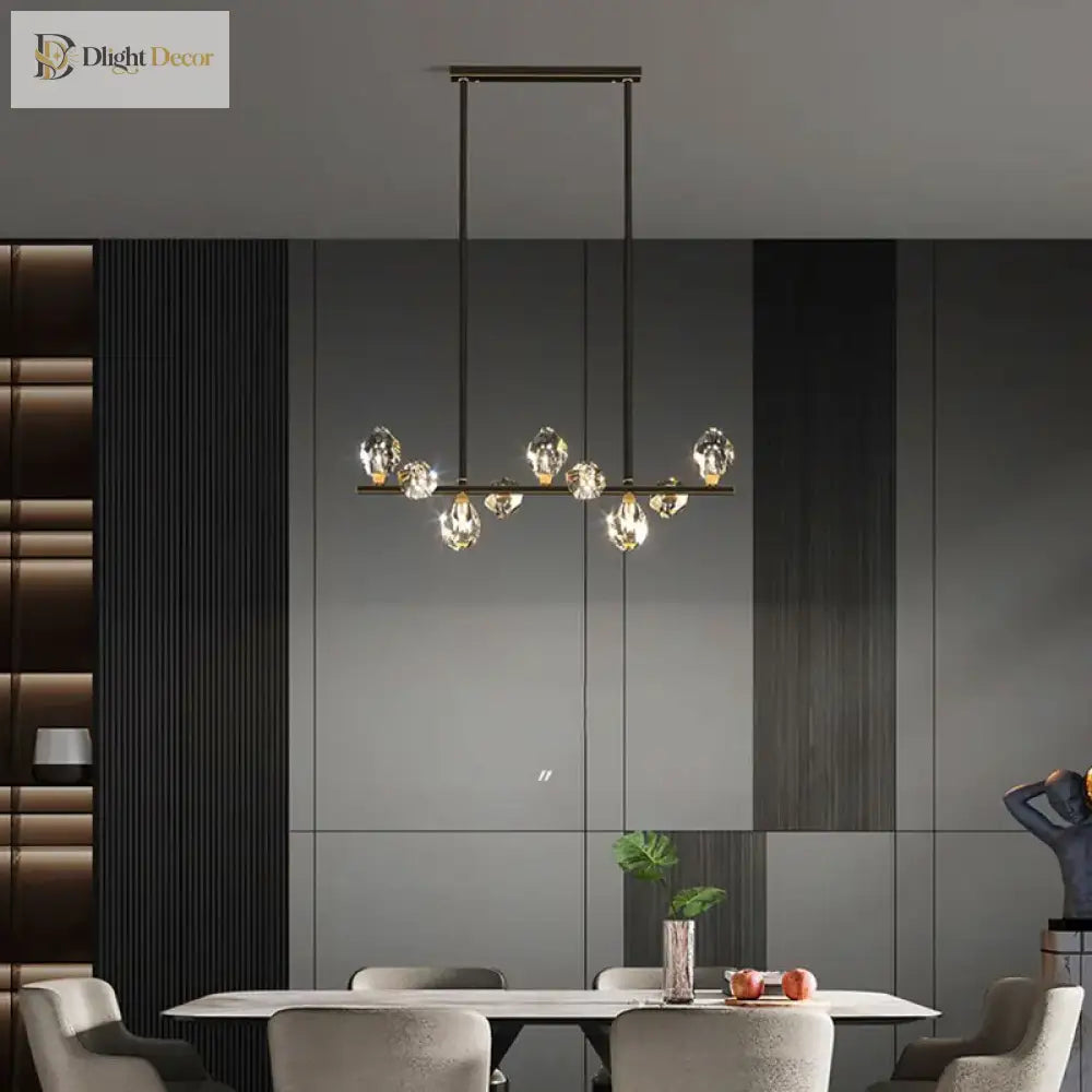Exquisite Crystal Chandelier Pendant Light for Dining Room – view 5