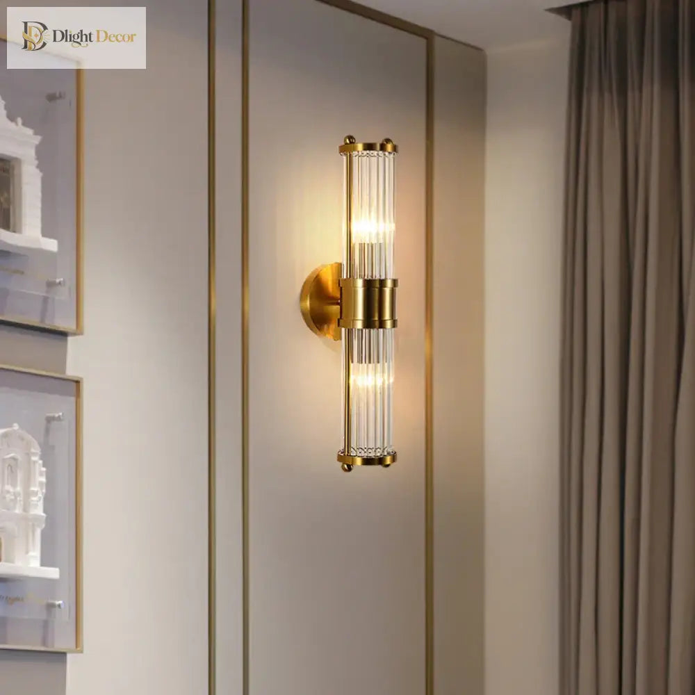 Exquisite Crystal LED Wall Sconce – Single or Double Head Wall Light – view 6