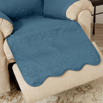 Medallion Stitch Furniture Protector – Elenor Collection Sofa Cover – view 36