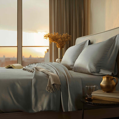 Luxe Australian Cotton Sateen Pillowcase Set, 400 Thread Count – view 11