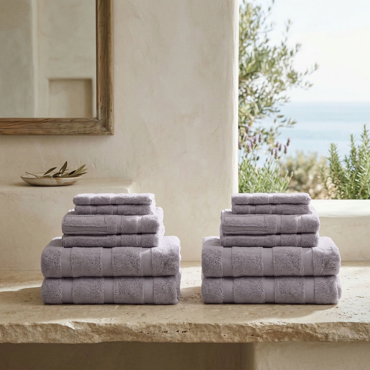 Capri Australian Cotton Bath Towels, 600 GSM Plush Towels and Sets – view 60