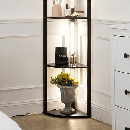 Fancy Edge PRO LED Corner Display Shelf with App and Remote, Black – view 11