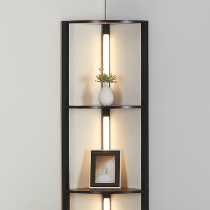Fancy Edge PRO LED Corner Display Shelf with App and Remote, Black – view 10