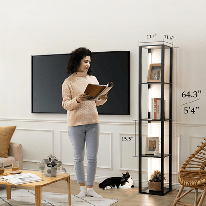Fancy PRO LED Display Shelf with App and Remote Control, Black – view 11