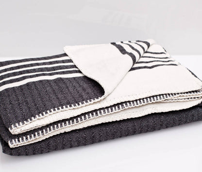 Farmhouse Double-Sided Hand-Woven Cotton Throw, 67 x 88 Inch – view 2