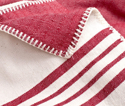 Farmhouse Double-Sided Hand-Woven Cotton Throw, 67 x 88 Inch – view 8
