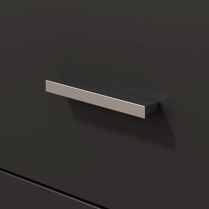 55.1-Inch Black L-Shaped Computer Desk with Reversible Storage Cabinet – view 8