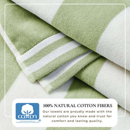 Pastel Striped Cabana Beach Towel – Edgartown Collection – view 105