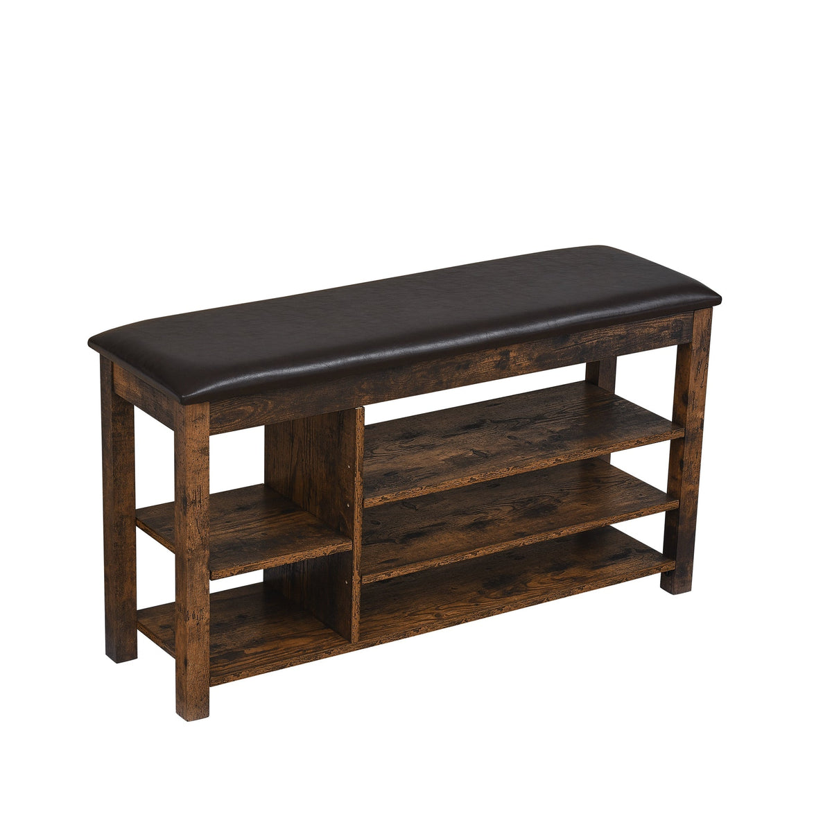 Height-Adjustable Shoe-Changing Bench with Hidden Storage, Nordic Style – view 8