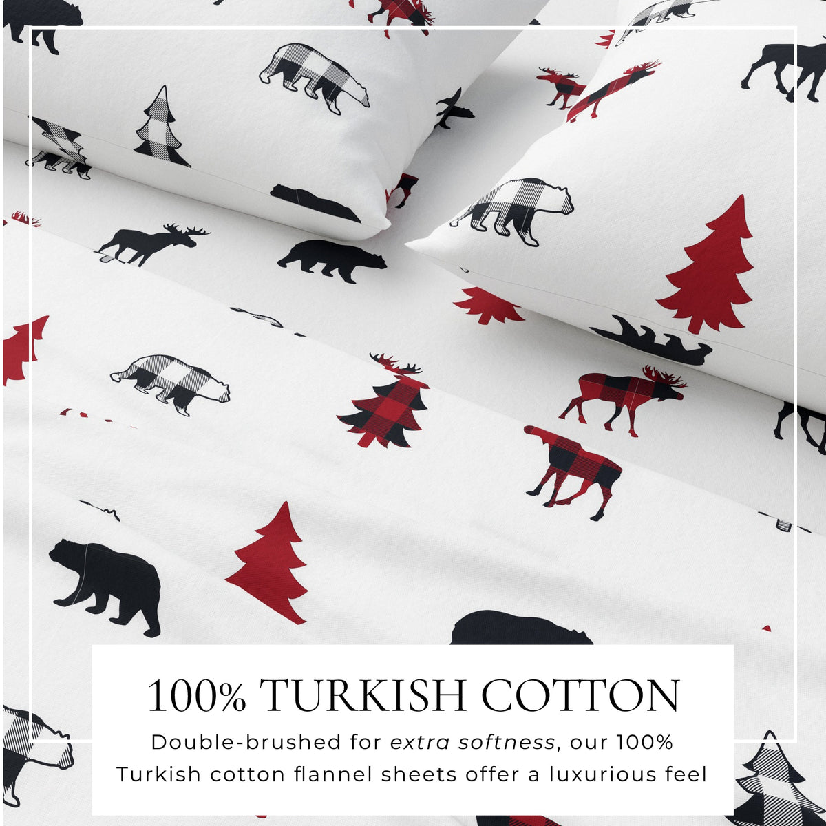 100% Turkish Cotton Flannel Sheet Set – Boulder Collection – view 8