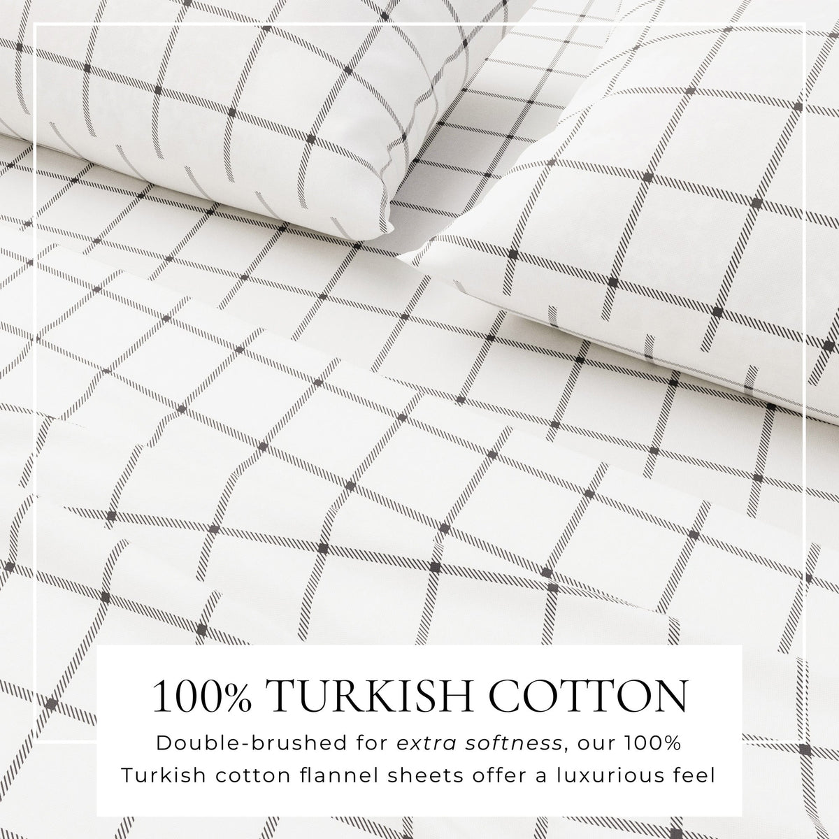 Turkish Cotton Flannel Sheet Set – Belle Collection – view 30