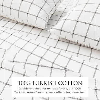 Turkish Cotton Flannel Sheet Set – Belle Collection – view 30