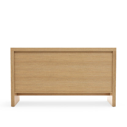 Flo 6-Drawer Mahogany and Oak Veneer Dresser, Natural – view 5