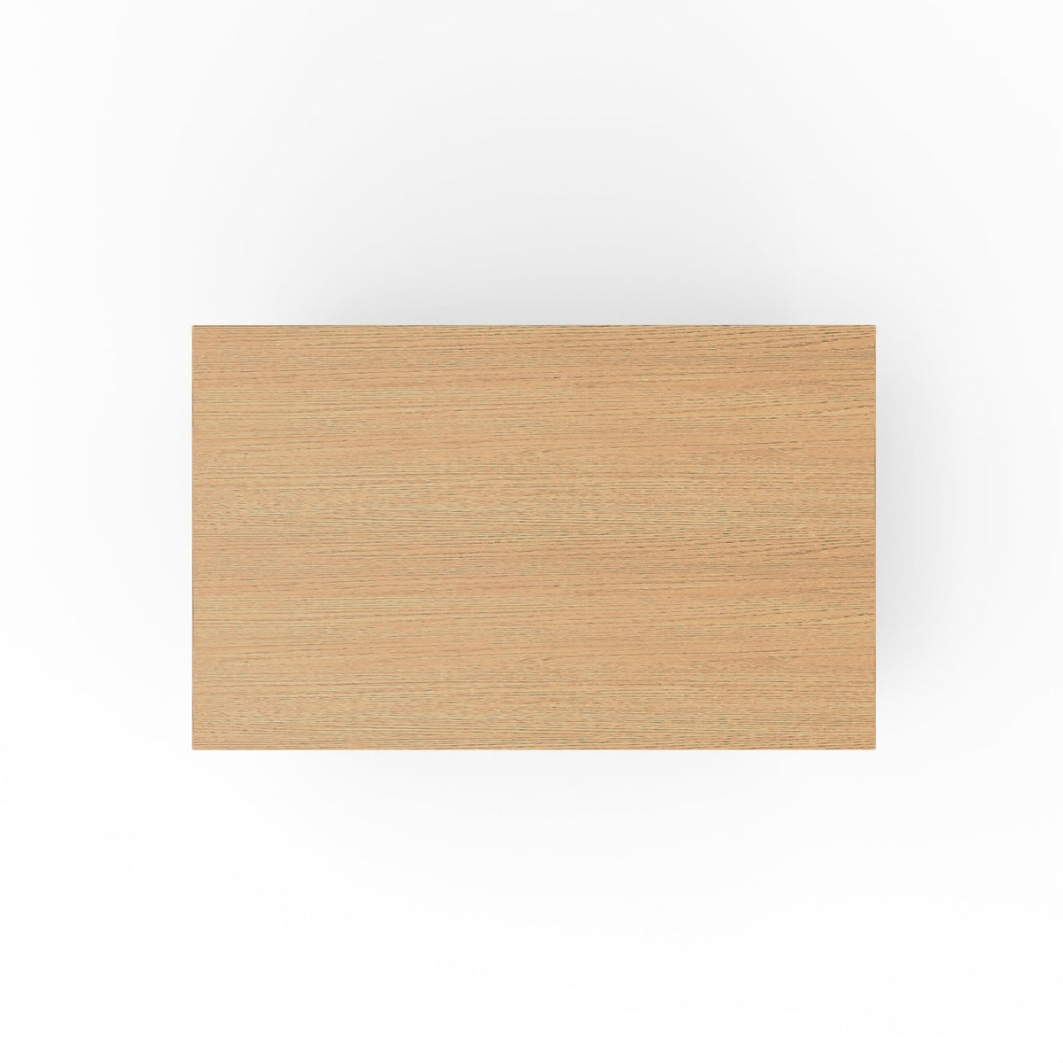 Flo Nightstand in Natural with Mahogany Base and Oak Veneer Top – view 6
