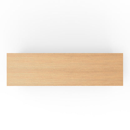 Flo Sideboard Buffet in Natural Oak Veneer with Mahogany Frame – view 3