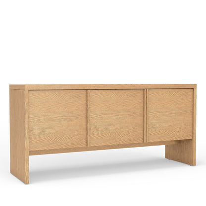 Flo Sideboard Buffet in Natural Oak Veneer with Mahogany Frame – view 7