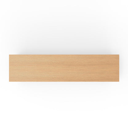 Flo TV Console in Mahogany and Natural Oak Veneer with Soft-Close Drawers – view 5