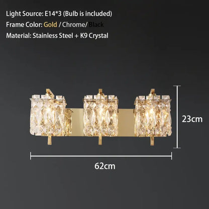 Flower Wave Crystal LED Chandelier with Matching Wall Lamps – view 9